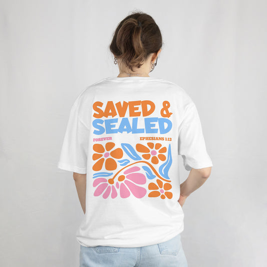 Saved & Sealed - Oversized Shirt
