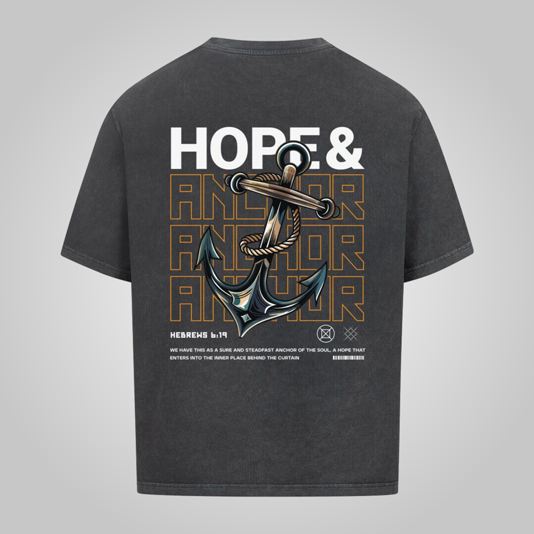 Hope & Anchor - Oversized Shirt