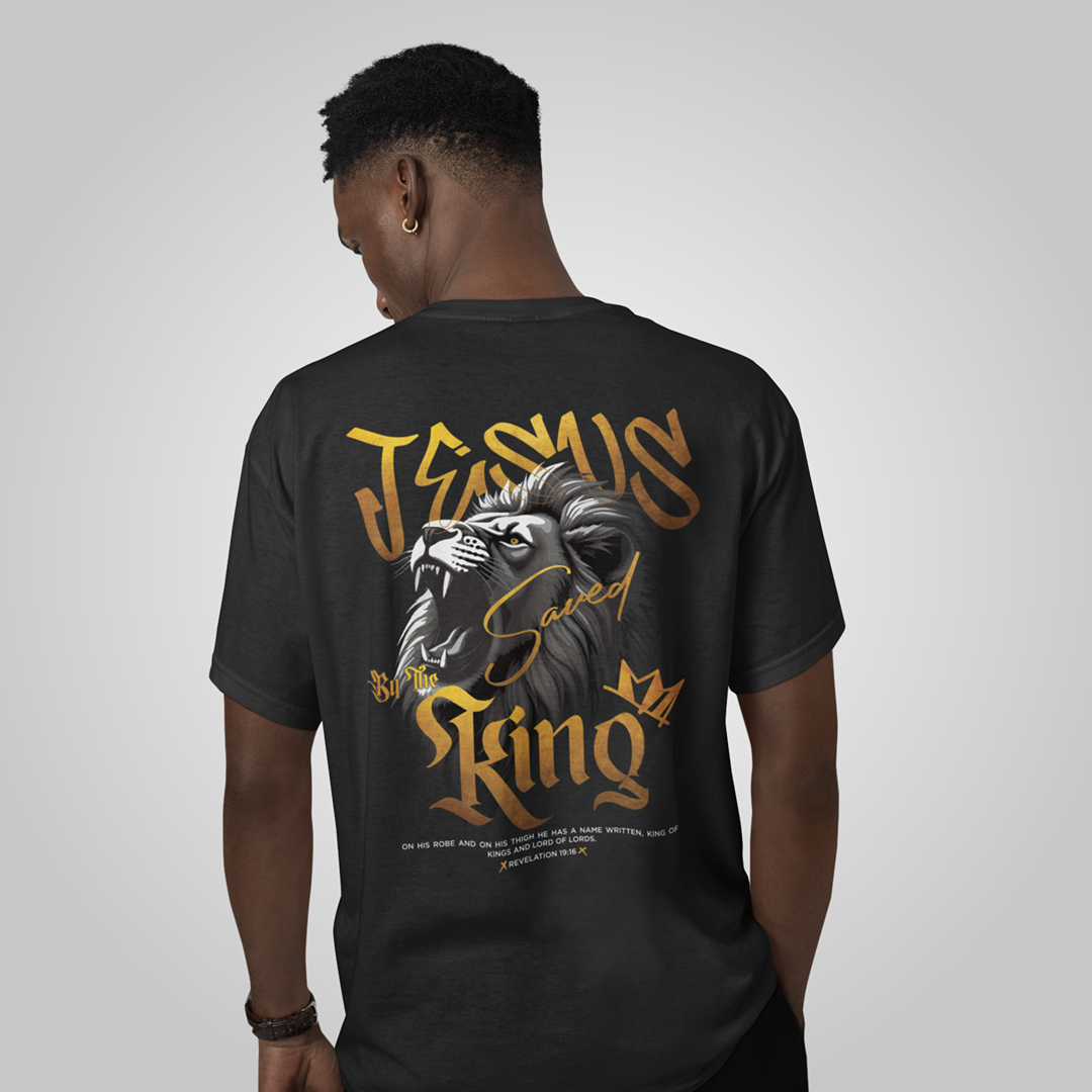 Saved by the King - Oversized Shirt