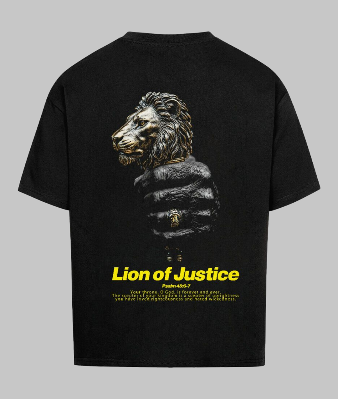 Lion of Justice - Oversized Shirt