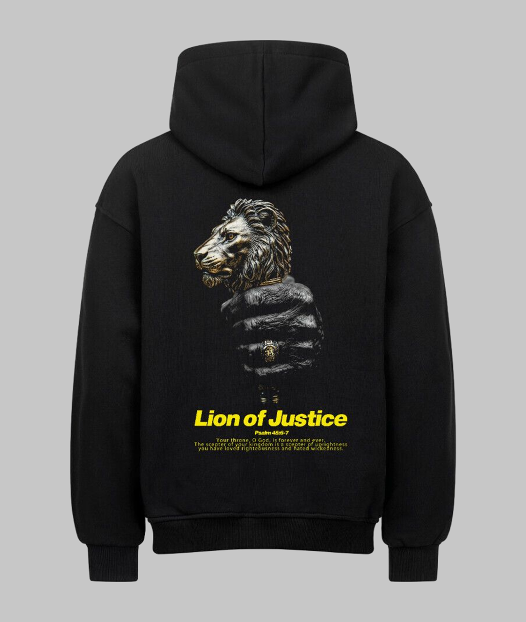 Lion of Justice - Oversized Hoodie