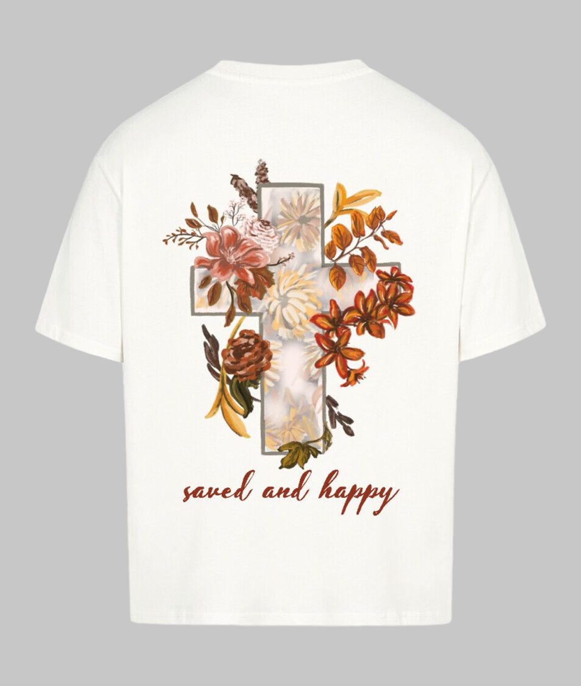 Saved and happy -  Oversized Shirt