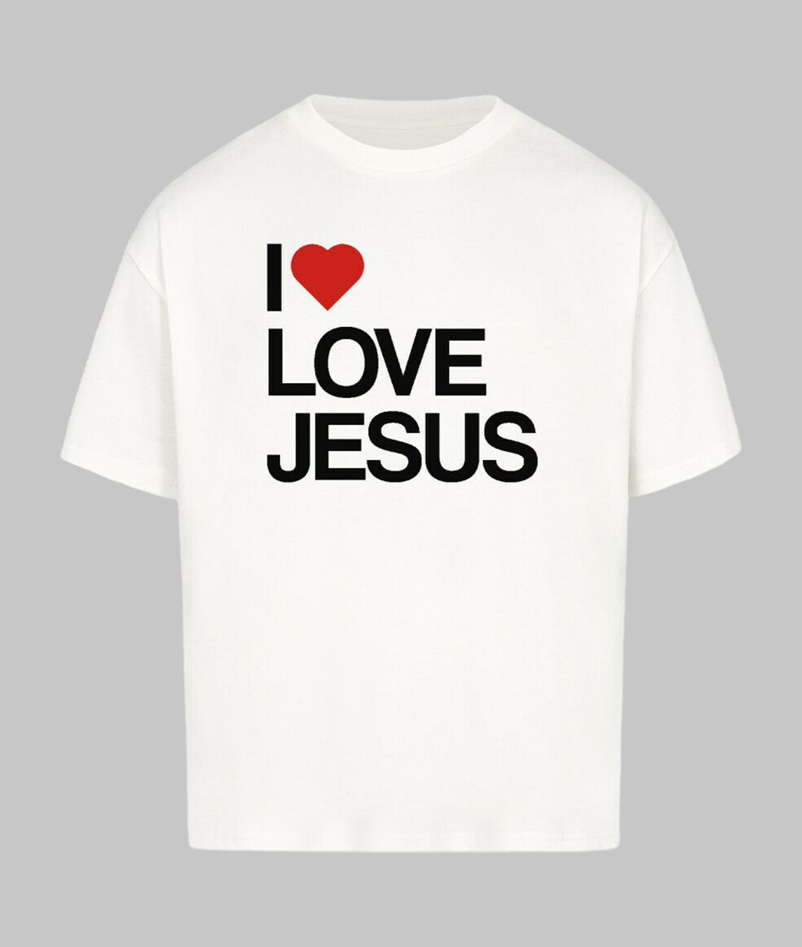 I Love Jesus - Oversized Shirt