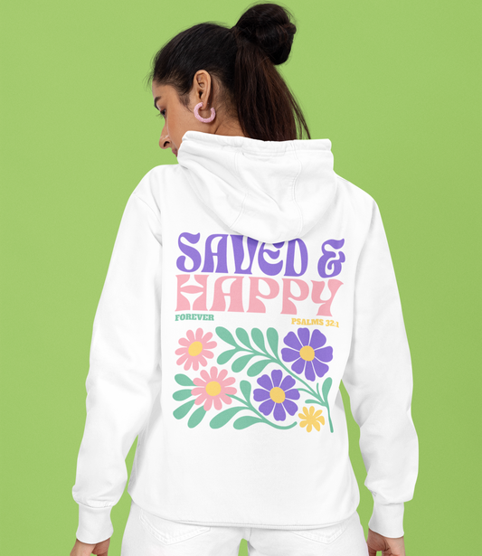Saved & Happy - Oversized Hoodie
