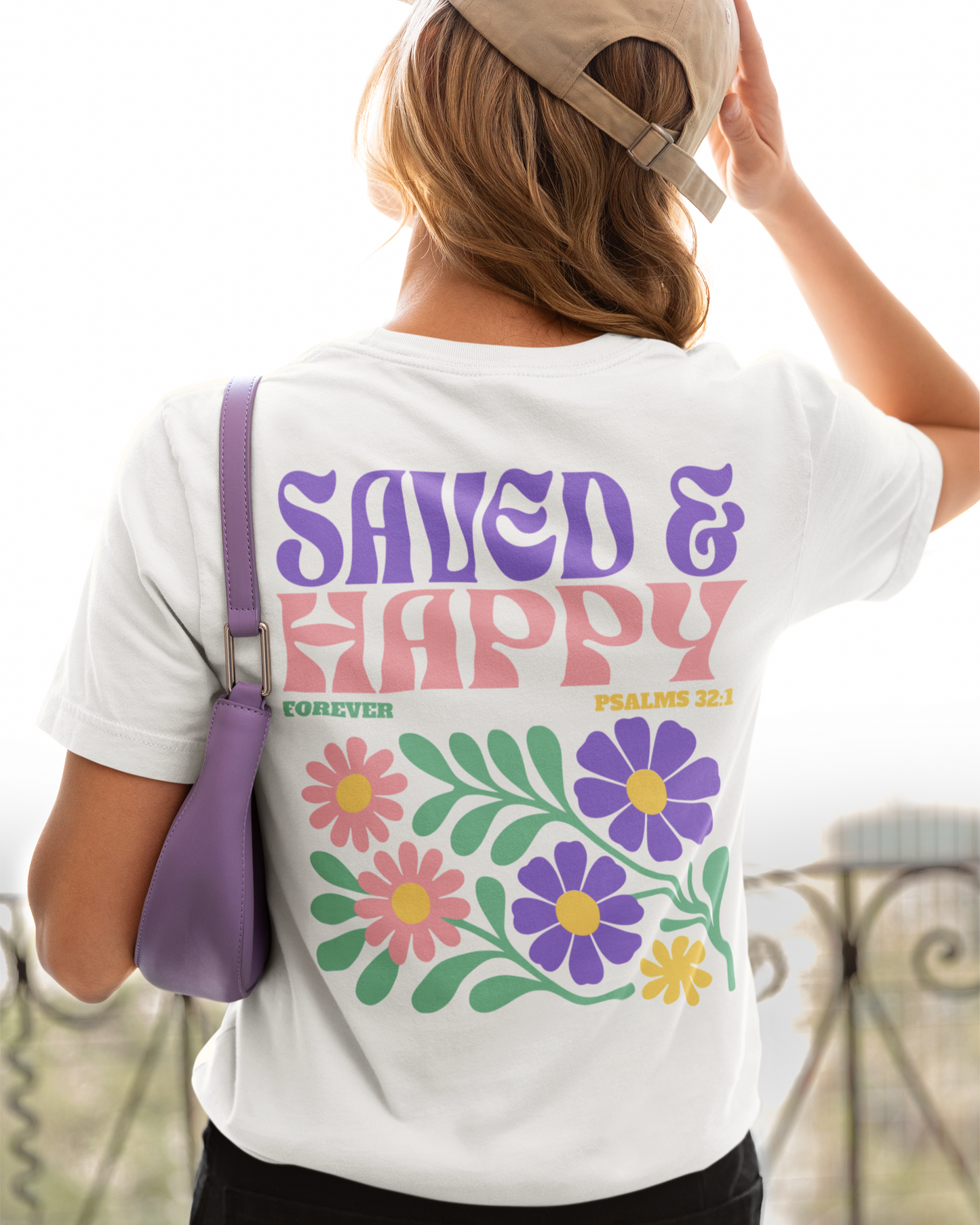 Saved &amp; Happy - Premium T-Shirt
